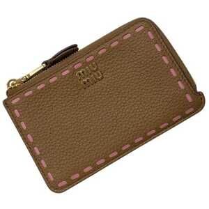 Miu Miu Miu Coin Case Card Holder Small Purse 5MB066_2IIB_F05G0 IC Tag Compat...